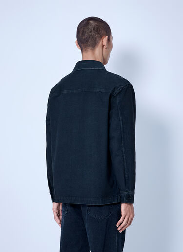 LN-CC® - Saint Laurent: Downtown Overshirt - Black Saint Laurent Downtown Overshirt Black sla0166018