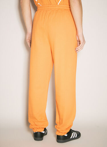 Boiler Room Logo Print Track Pants Orange bor0155006