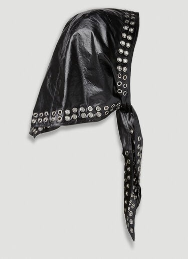 Rabanne Studded Hood Black pac0252009