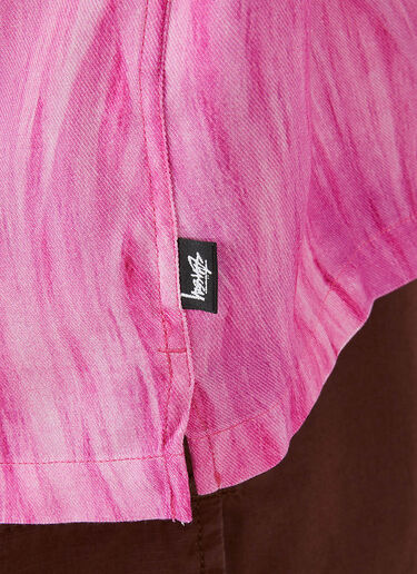 Stüssy 퍼 프린트 셔츠 핑크 sts0152007