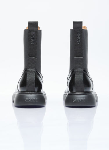 GANNI 에브리데이 미드 첼시 부츠 블랙 gan0255094