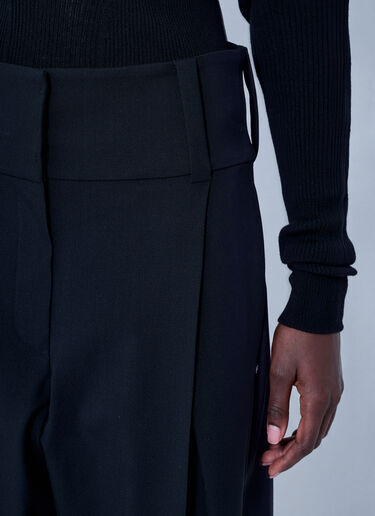 LN-CC® - Sportmax: Girino Wool Pants - Black Sportmax Girino Wool Pants Black spx0266020