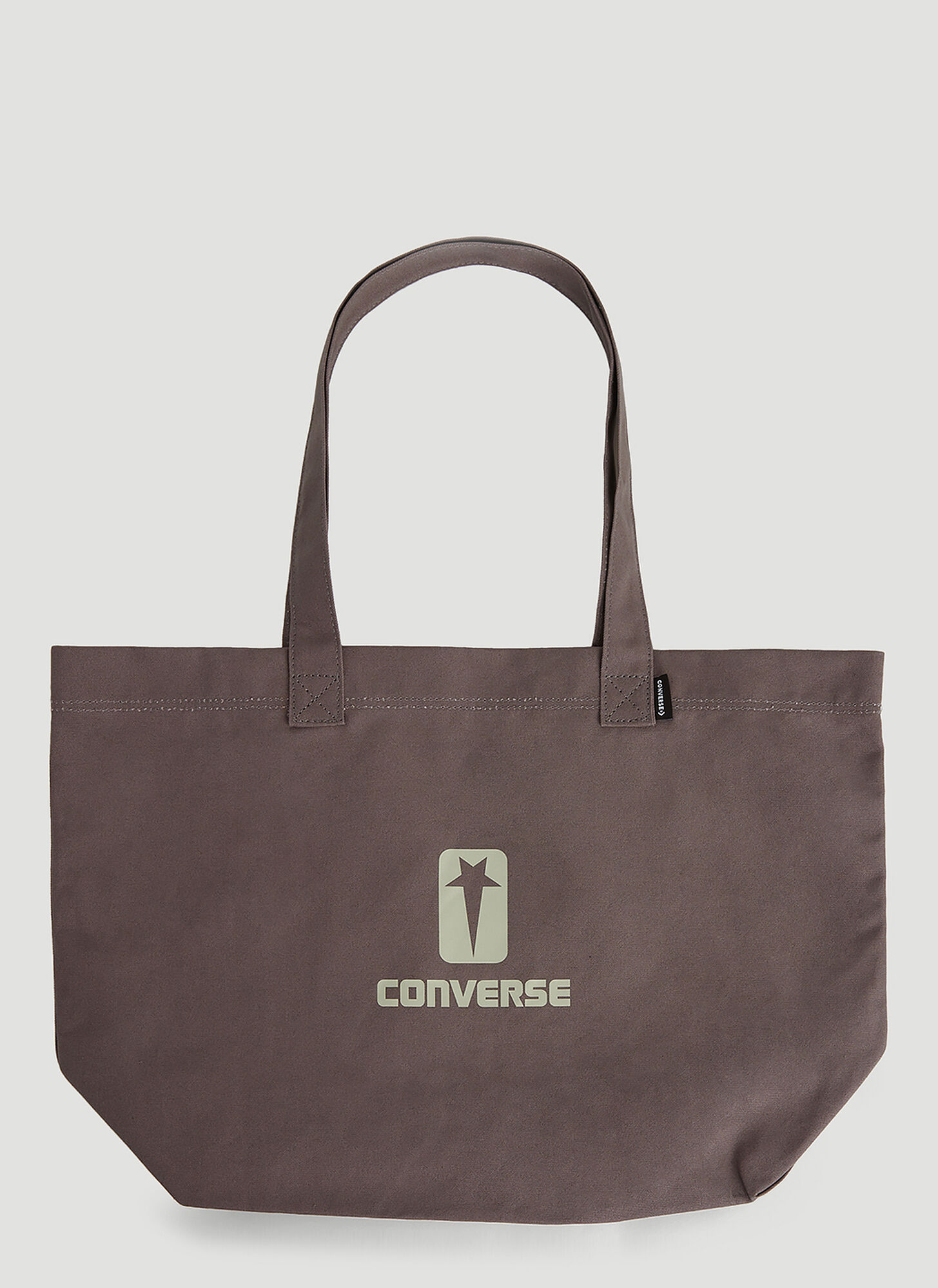 Rick Owens Drkshdw X Converse Logo Print Tote Bag Unisex Brown