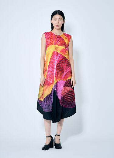Pleats Please Issey Miyake Spectrum Pleated Dress Multicolour plp0259008