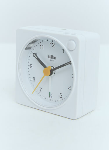 Braun BC02X Classic Analogue Travel Alarm Clock White bru0355004