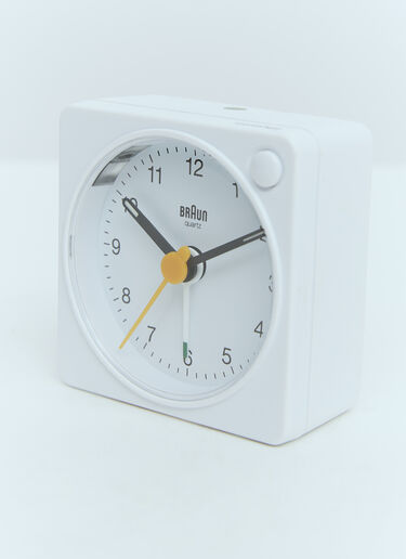 BC02X Classic Analogue Travel Alarm Clock Braun BC02X Classic Analogue Travel Alarm Clock White bru0355004