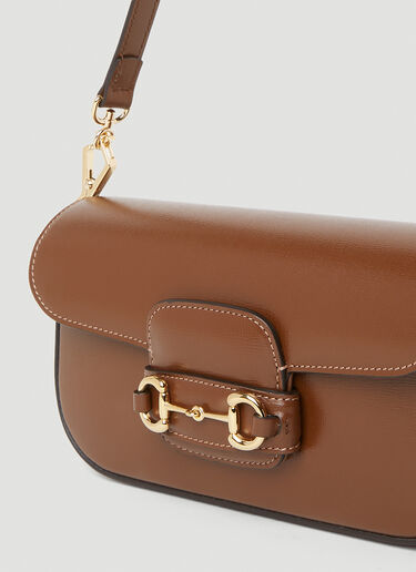Gucci Horsebit 1955 小号单肩包 棕色 guc0253198