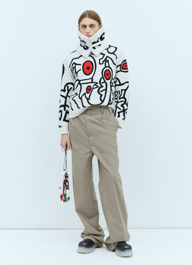 Walter Van Beirendonck 레슬 팬츠 브라운 wlt0154001