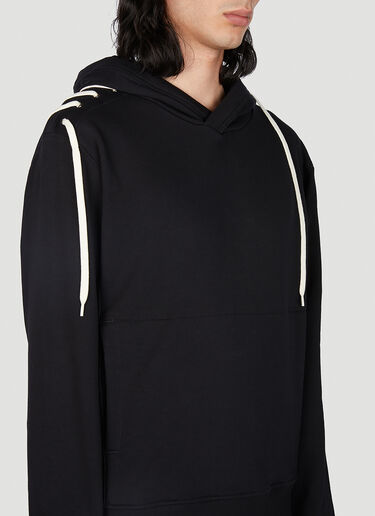 Craig Green Laced Hooded Sweatshirt Black cgr0152005