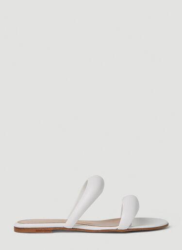 Gianvito Rossi 软垫系带凉鞋 白色 gia0251012