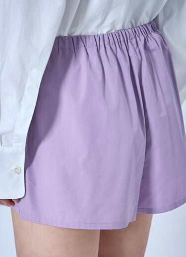 Prada Elasticated Waist Utility Shorts Purple pra0265005