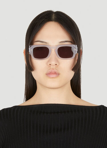 MCQ Striae Sunglasses White mkq0247041