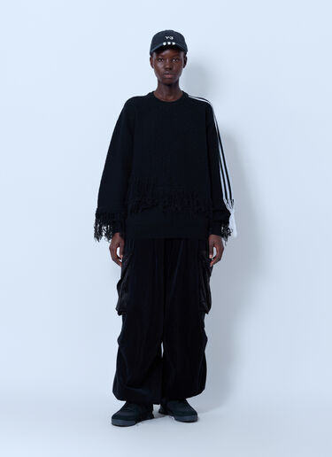 LN-CC® - Y-3: Velvet Corduroy Cargo Pants - Black Y-3 Velvet Corduroy Cargo Pants Black yyy0265006