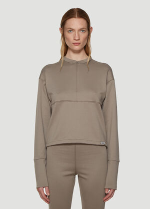 Artica-Arbox Half-Zip Long Sleeve Top Grey art0238008