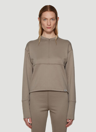 Artica-Arbox Half-Zip Long Sleeve Top Grey art0238008