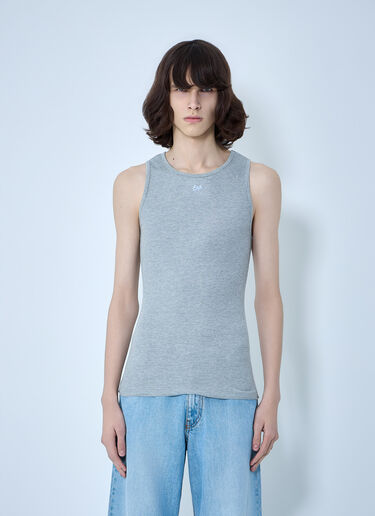 ERL Ribbed Tank Top Grey erl0164006