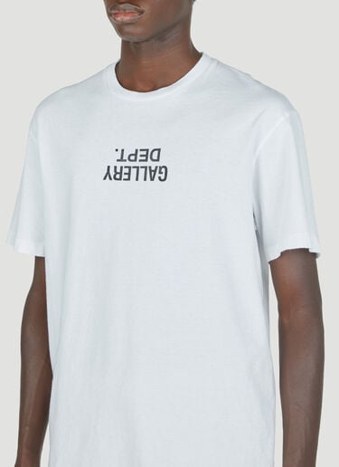 Gallery Dept. Logo Print T-Shirt White gdp0152009