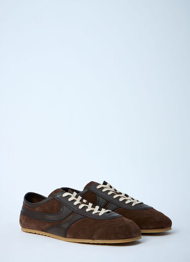 Dries Van Noten Suede Sneakers Dark Brown dvn0160032