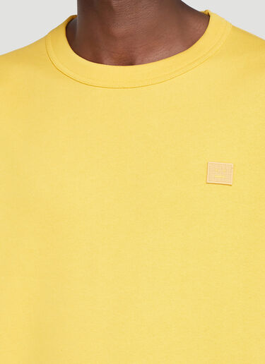 Acne Studios Face Sweatshirt Yellow acn0341014