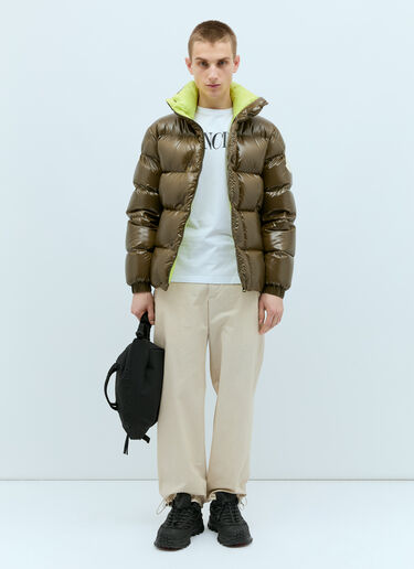 Moncler Dervox 短款羽绒服  棕色 mon0158010