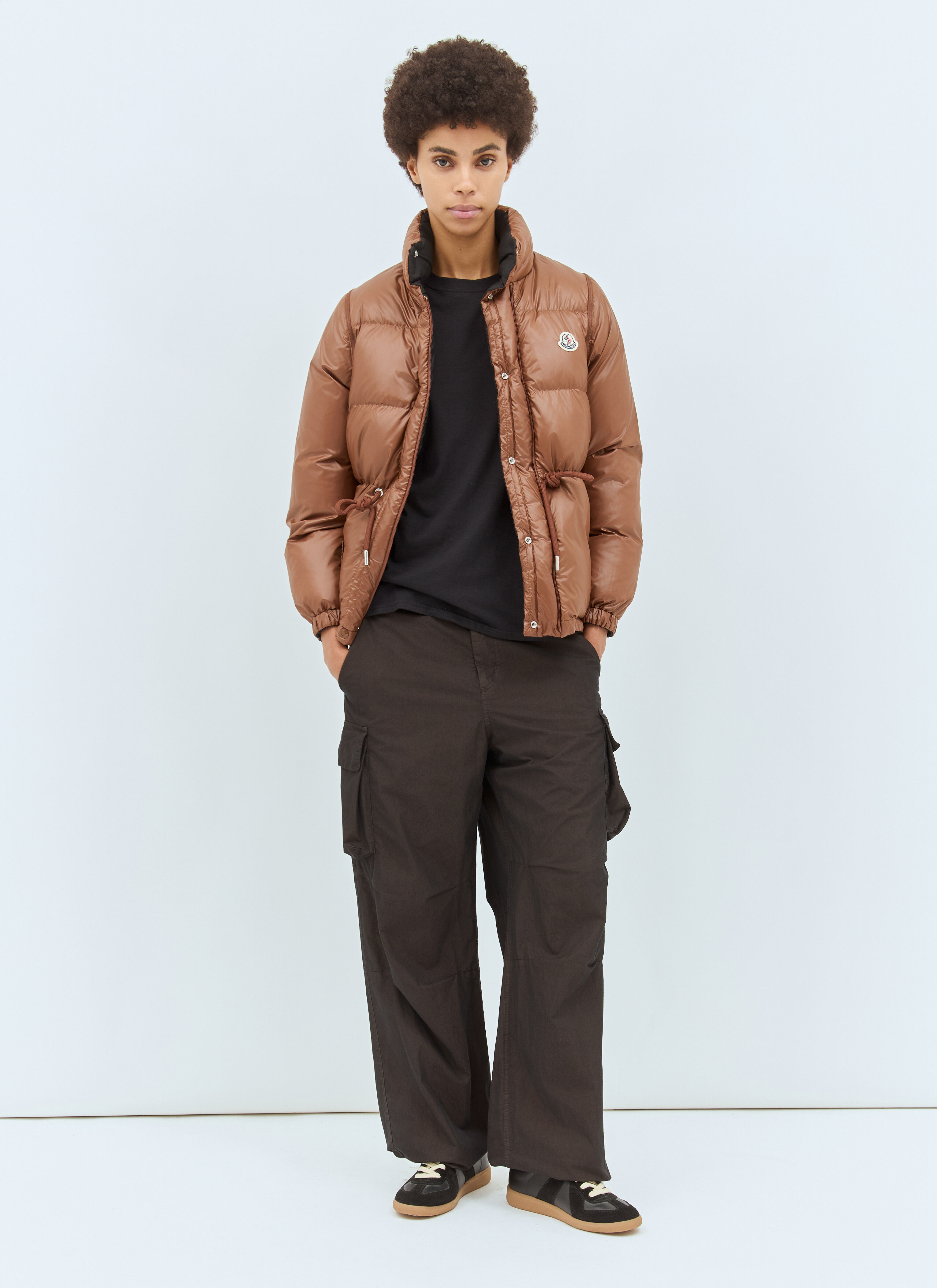 Moncler RE ICONS Verone Down Jacket in Black fur Damen LN CC