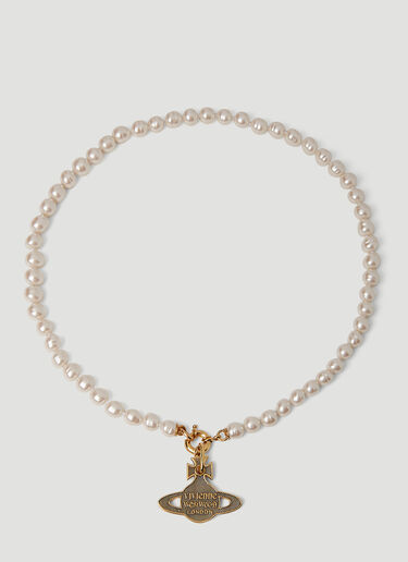 Vivienne Westwood Hilarios Pearl Necklace Gold vvw0150061