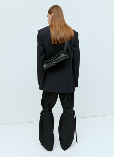 Large Cannolo Padded Crossbody Bag Jil Sander Large Cannolo Padded Crossbody Bag Black jil0154007