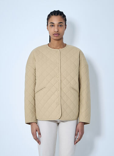TOTEME Quilted Jacket Beige tot0260009