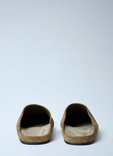 Hudson Suede Mules The Row Hudson Suede Mules Green row0262030