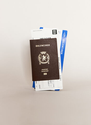 Passport Long Wallet Balenciaga Passport Long Wallet Brown bal0156019
