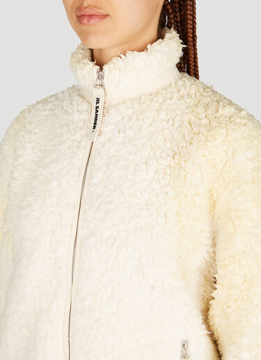 Ombre ソフトフリース ジップアップスウェットシャツ Jil Sander+ Ombre ソフトフリース ジップアップスウェットシャツ クリーム jsp0253007