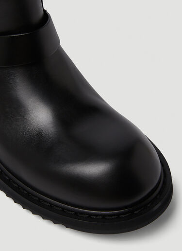 Rick Owens Anthem Jack Boots Black ric0149035