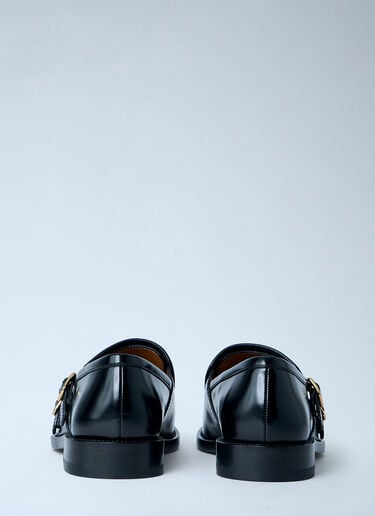 Marni Double Monk Strap Loafers Black mni0263017