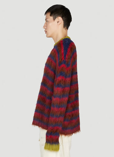 Striped Sweater Brain Dead Striped Sweater Red bra0353005