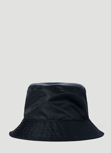 Raf Simons Logo Patch Bucket Hat Black raf0151019