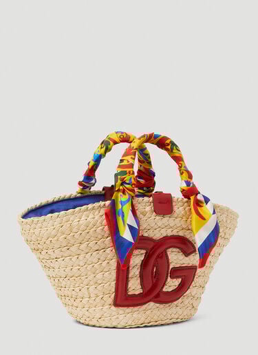 Kendra Straw Bag Dolce & Gabbana Kendra Straw Bag Beige dol0253026