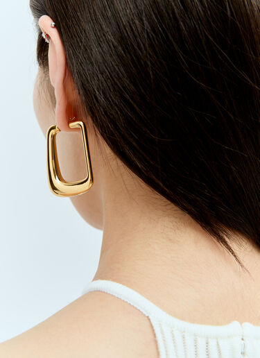 Jacquemus Les Boucles Ovalo Earrings Gold jas0256001
