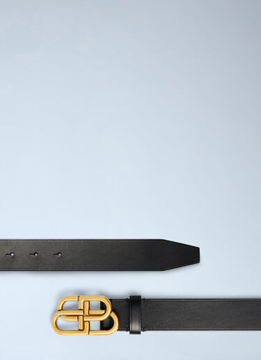 徽标腰带 Balenciaga 徽标腰带 黑 bal0245083
