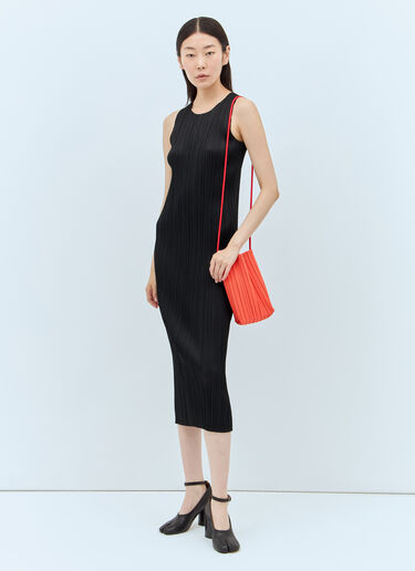 Pleats Please Issey Miyake ブルームプリーツバケットバッグ オレンジ plp0257009