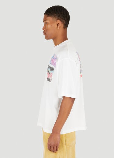 Marni Graphic Print T-Shirt White mni0151010