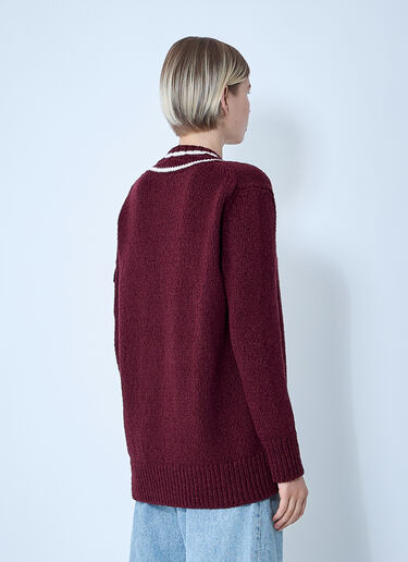 Wool Sweater Moncler Wool Sweater Red mon0261010