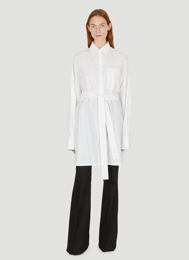 Sportmax Shirt Dress White spx0252007