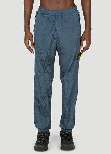 Stone Island Compass Patch Track Pants Blue sto0152038