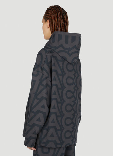 Marc Jacobs Monogram Oversized Hooded Sweatshirt Black mcj0251002