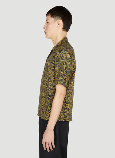 Saint Laurent Hawaii Short Sleeve Shirt Yellow sla0151020