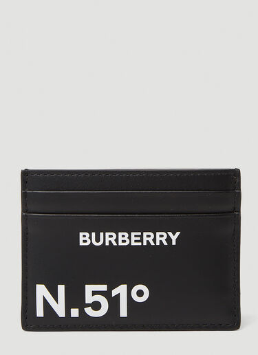 Burberry 코디네이츠 프린트 카드홀더 블랙 bur0151100