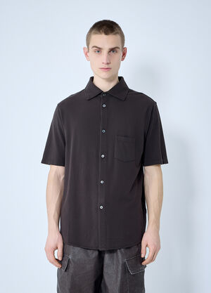 Walter Van Beirendonck Analog Polo Shirt Light Blue wlt0160006