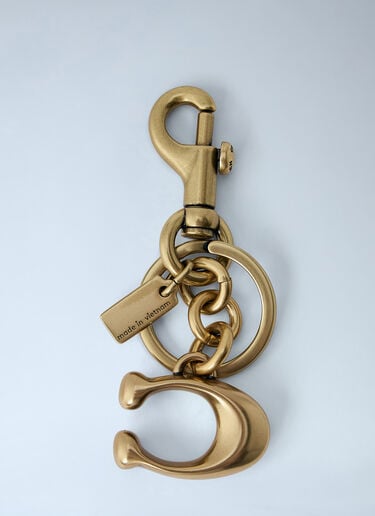 Coach Signature C Bag Charm Gold coa0264029