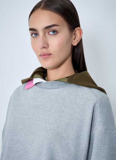 Tripple Hooded Sweatshirt August Barron Tripple Hooded Sweatshirt Grey all0262003