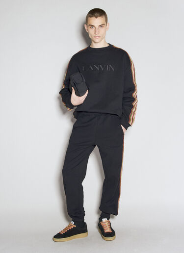 Lanvin Side Curb Sweatshirt Black lnv0154003